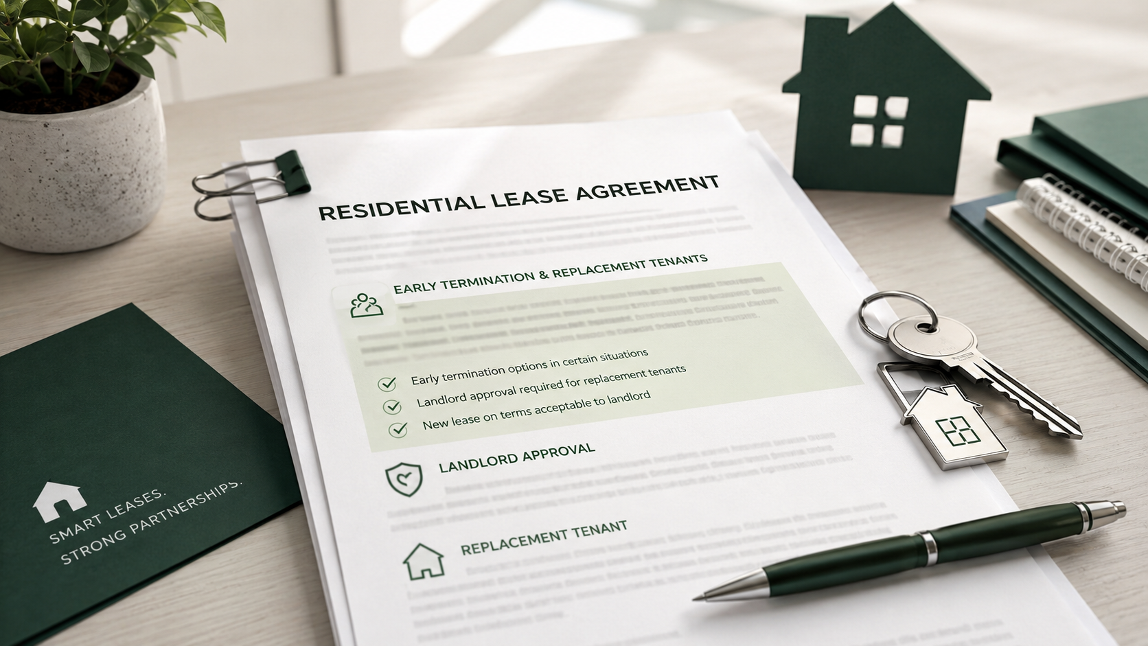 德州租客提前解约：Replacement Tenant 费用什么时候支付？